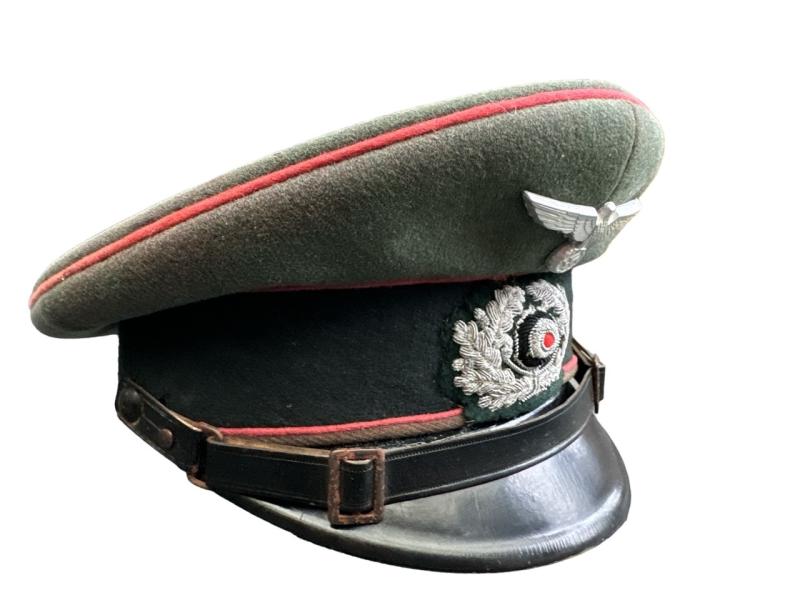 Wehrmacht Army (Heer) EM/NCO Panzer visor cap ‘Schirmmütze’