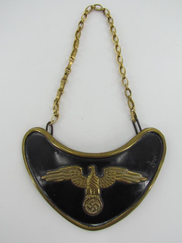 German Pre War Brass Diplomatic Gorget