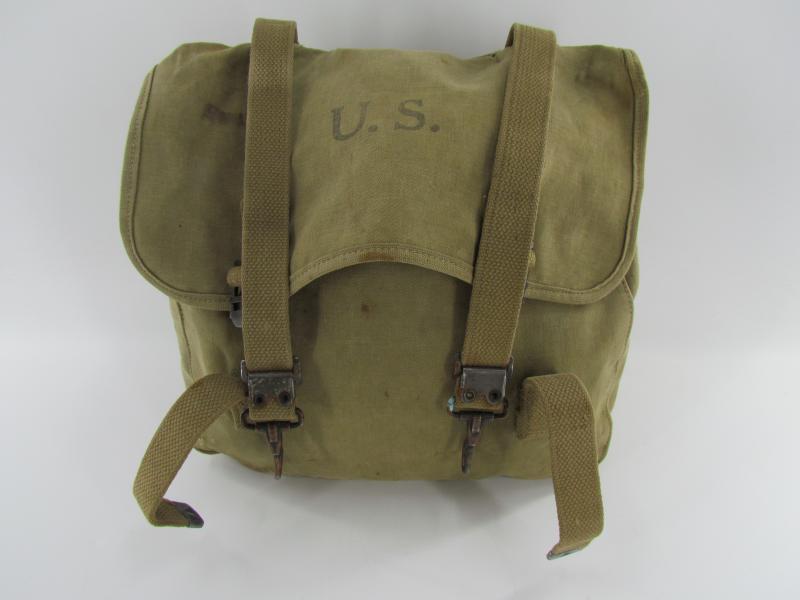 US WWII  Musette Bag marked and dated 1942