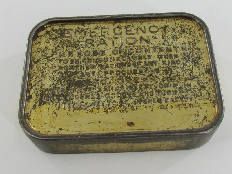 British WWII Emercency Ration Tin