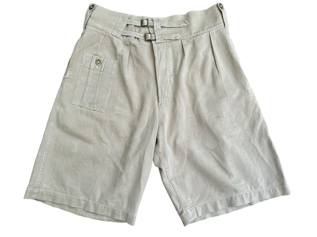 British WWII 1941 Pattern Khaki Drill Shorts