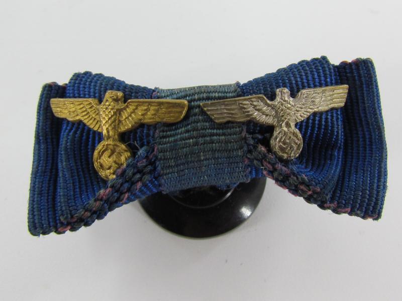 German 2 Piece Ribbon Bar , Button Variant