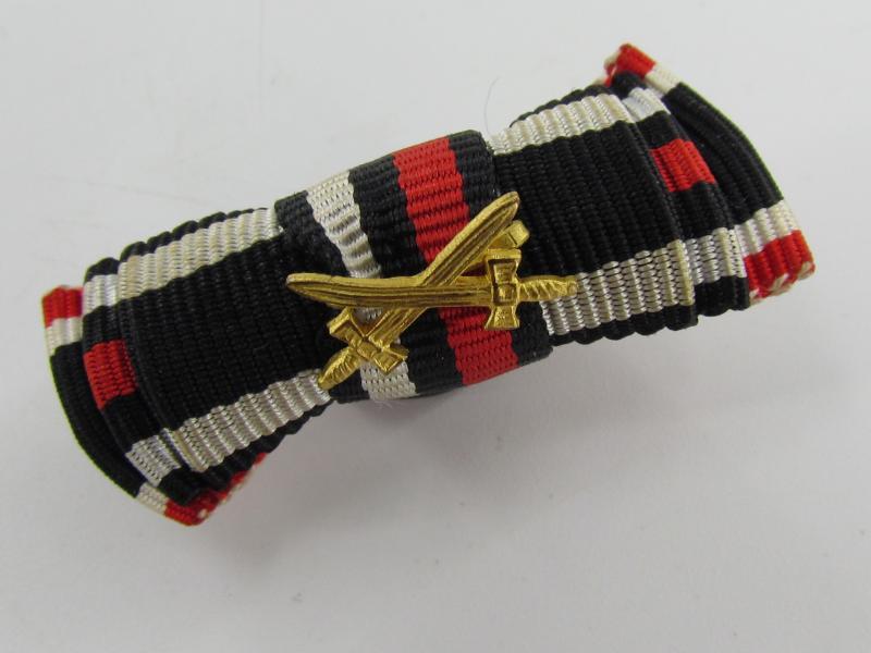 German 3 Piece Ribbon Bar , Button Variant