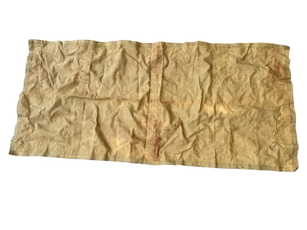 British WWII Army Rubberised Ground Sheet