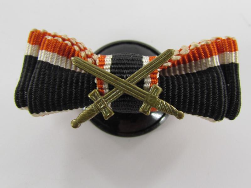 German 2 Piece Ribbon Bar , Button Variant