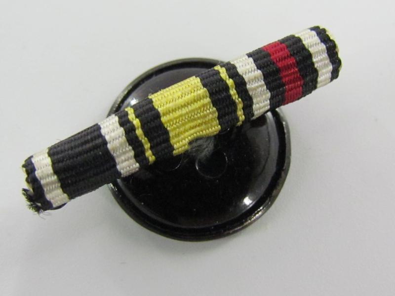 German 3 Piece Ribbon Bar , Button Variant