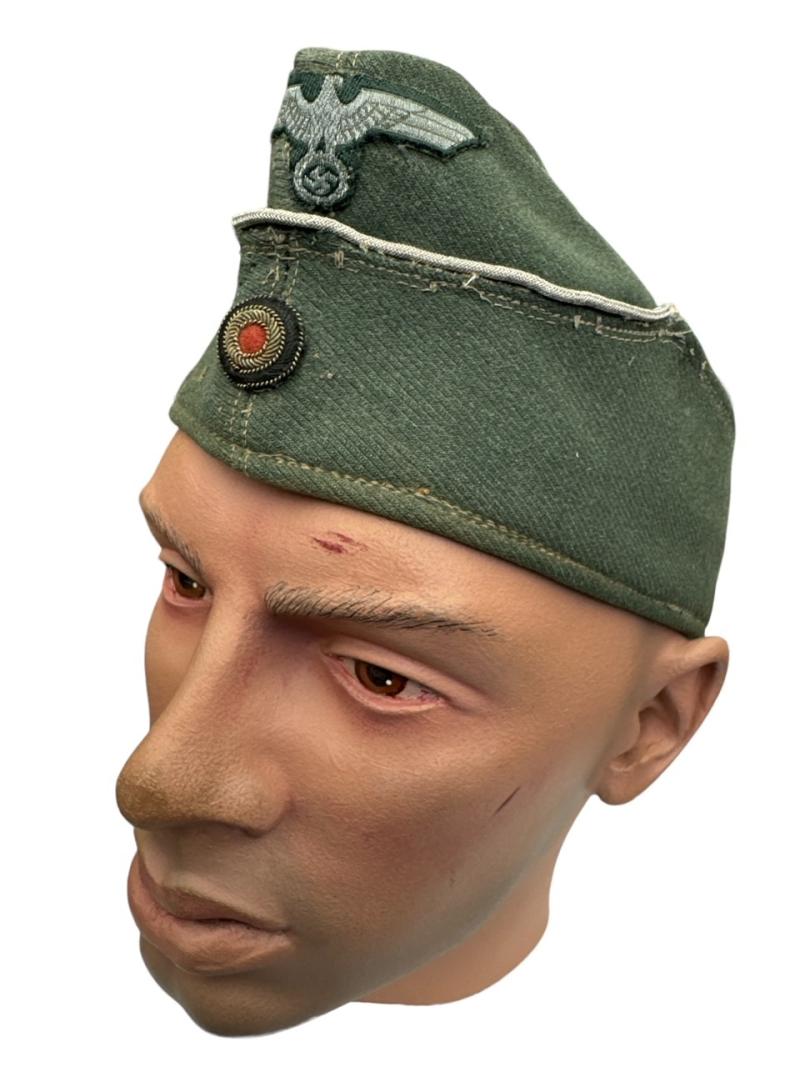Wehrmacht ( Heer ) officer M34 overseas cap