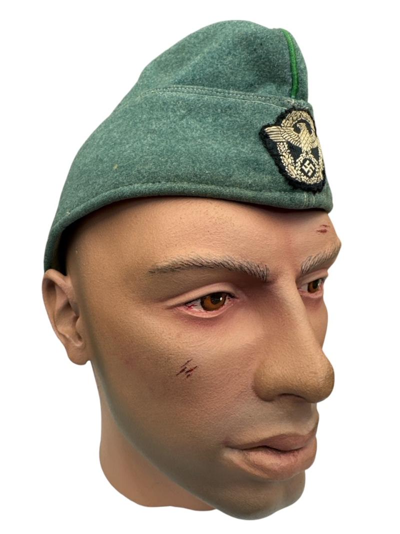 Wehrmacht Police Overseas Side Cap - Dated 1939