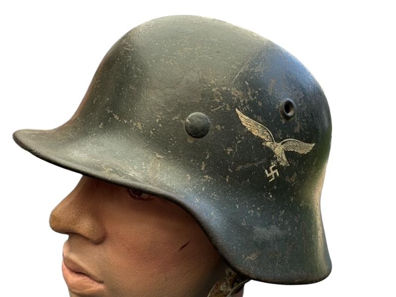 Wehrmacht Luftwaffe M40 Single Decal Helmet ET64