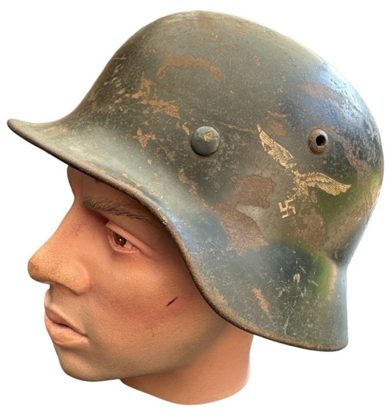 M35 Luftwaffe Double Decal Steel Helmet SE64