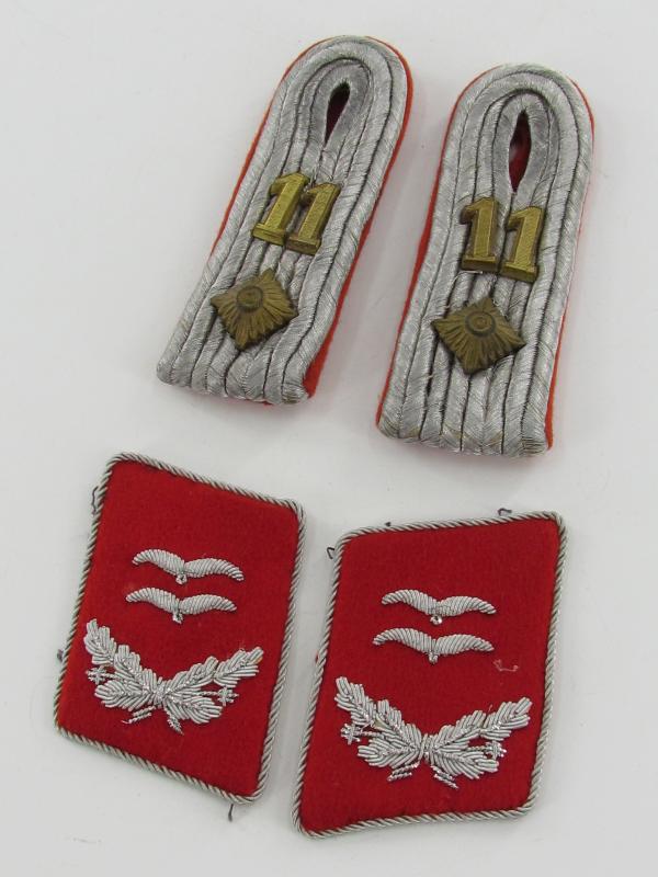 Luftwaffe Flak Collar-tabs & Shoulder-boards