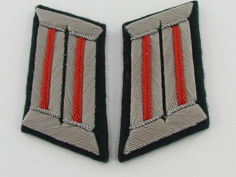 Wehrmacht ( Heer ) Artillery Officers Collar Tabs