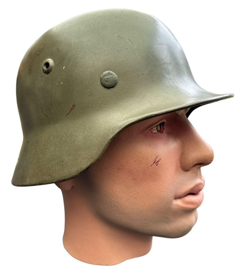 Wehrmacht Apple Green helmet ET62 , early Liner