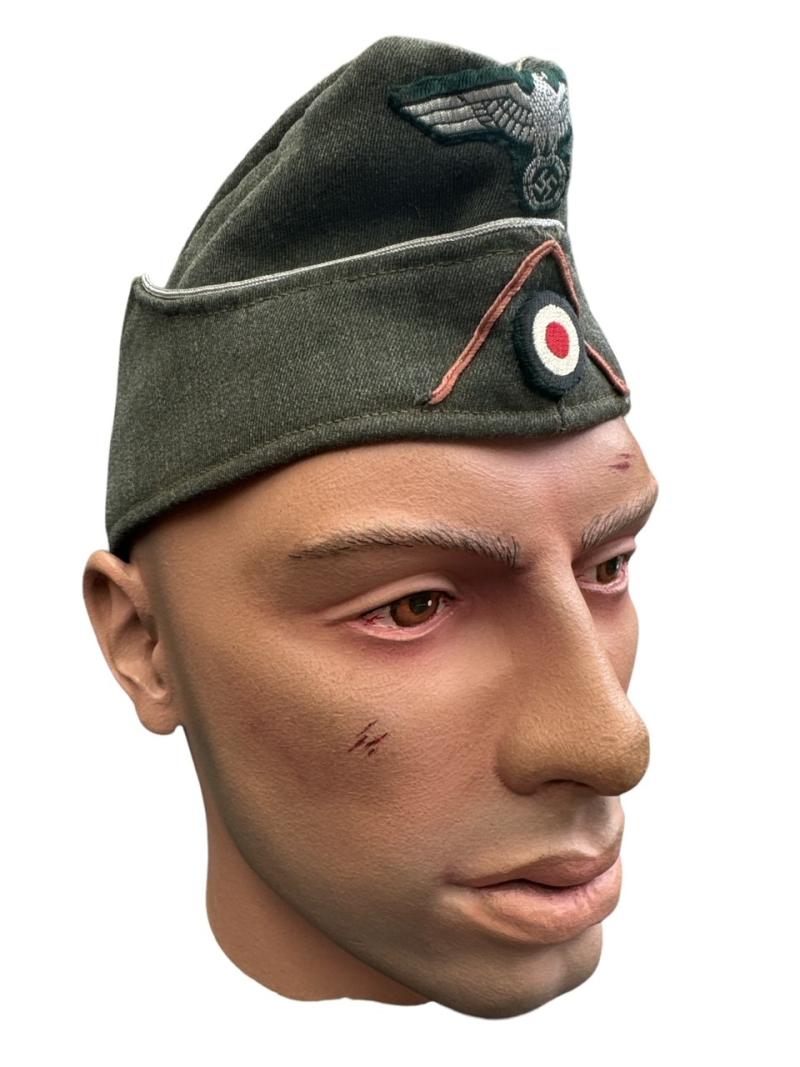 Wehrmacht (Heer) Panzerjäger Officer Overseas Cap