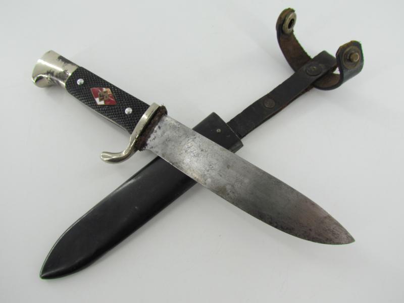 HJ dagger by Arthur Schuttelhofer & Co., Solingen with Motto