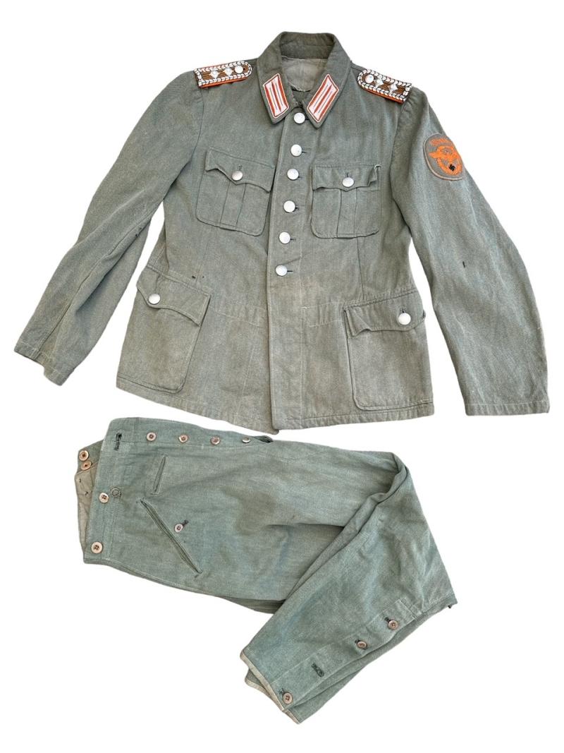Wehrmacht Gendarmerie ( Rural Police ) Summer Tunic & Trousers