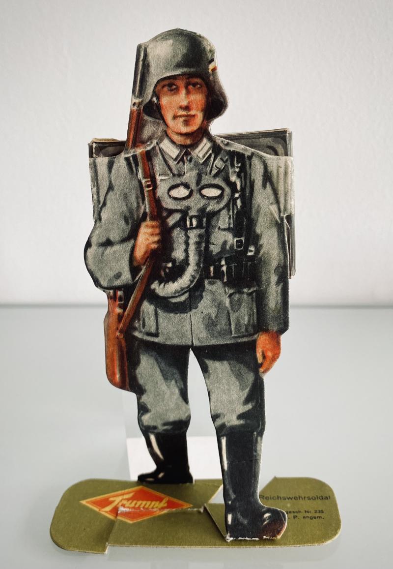 Trumpf chocolate paper reichswehr soldier