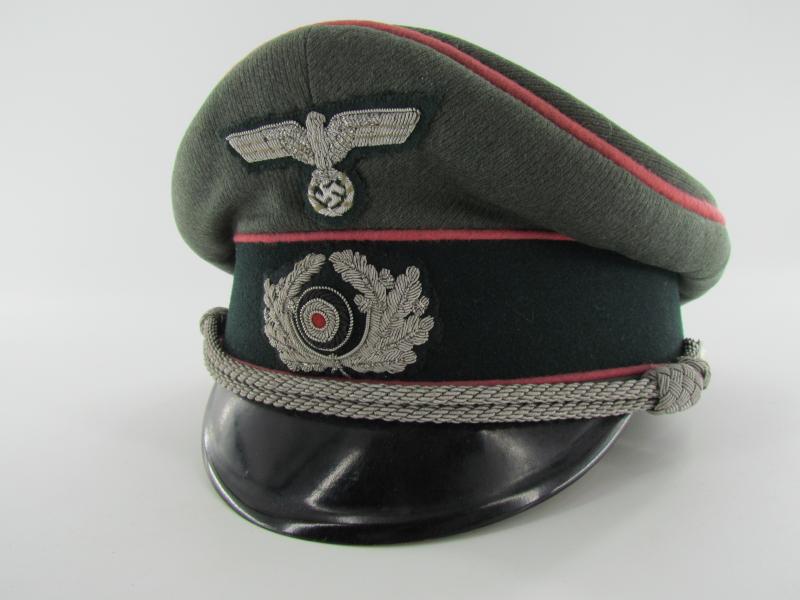 Wehrmacht (Heer) officer Panzer visor cap by Erel