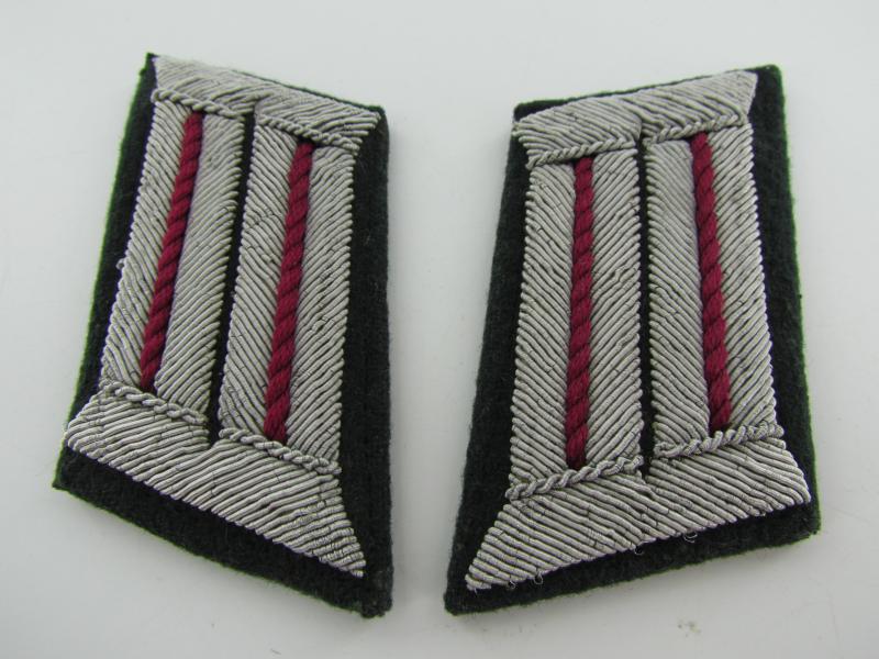 Wehrmacht Heer Nebelwerfer ( Smoke Troops ) Officers Collar Tabs