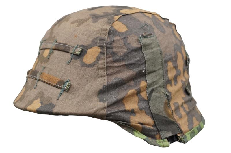 Waffen SS M42 Helmet Cover in Oakleaf A Camouflage