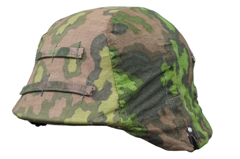 Waffen SS M42 Helmet Cover in Oakleaf A Camouflage