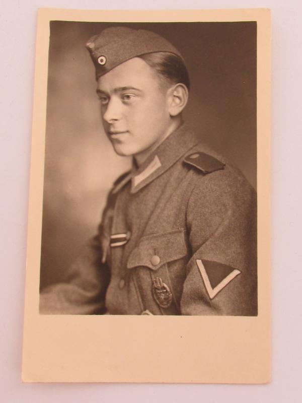 Portrait Photo of a Panzer Soldier