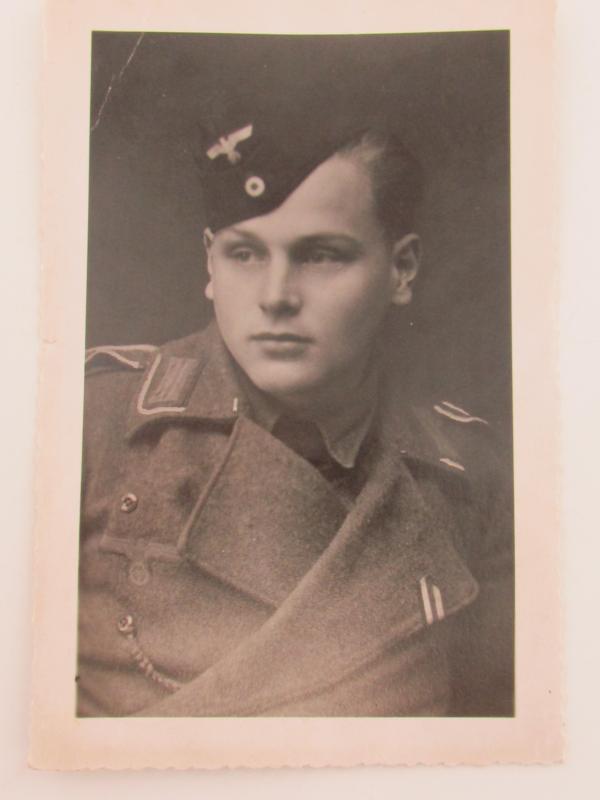 Portrait Photo of a Panzer Soldier