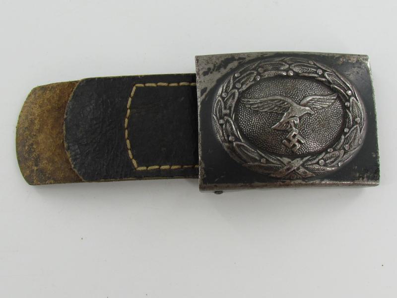 Luftwaffe Steel Belt Buckle by B. Haarmann, Lüdenscheid 1942