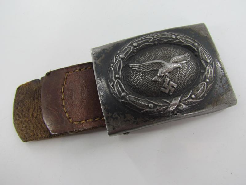 Luftwaffe steel belt buckle by F.W. Assmann & Söhne