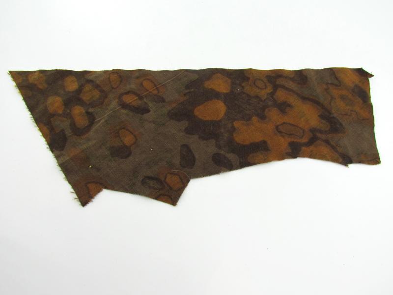 Original Waffen SS Oak B Camouflage Part of Smocks, Zeltbahn etc.