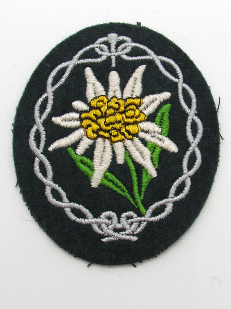 Wehrmacht Gebirgsjäger Edelweiss sleeve badge