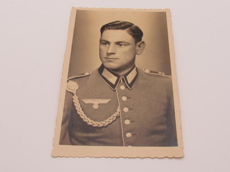 Portrait Photo of a Wehrmacht Soldier