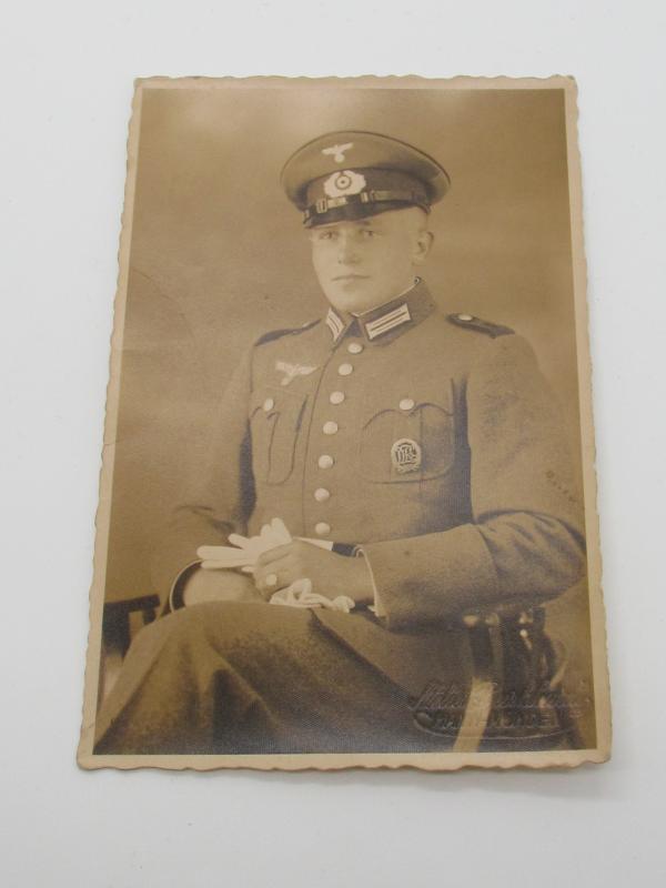 Portrait Photo of a Wehrmacht Soldier