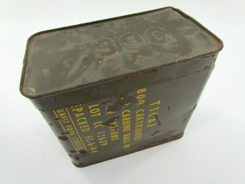 US WWII M1 Carbine Ammo box 