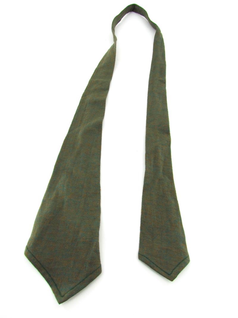 WW2 Era Green Necktie for Police