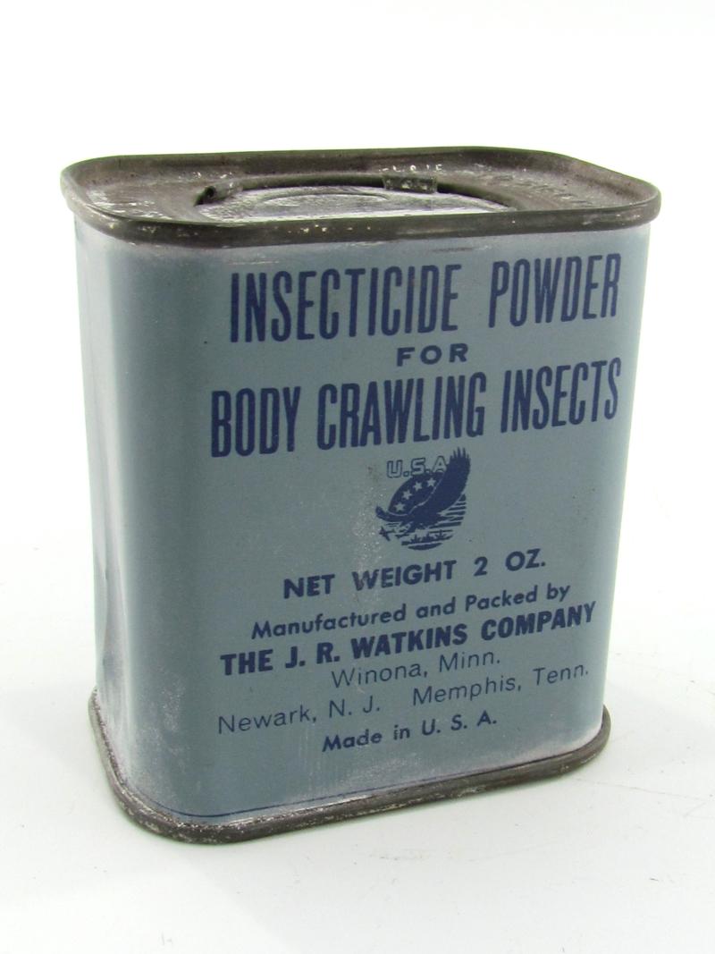 US WWII Body Crawling Insects Powder