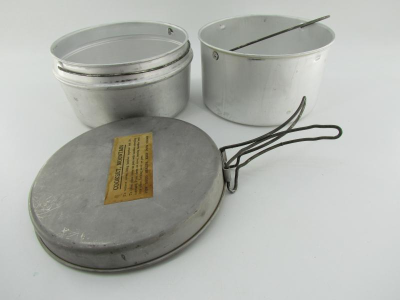 US WWII Mountain Troops Cookset  1944