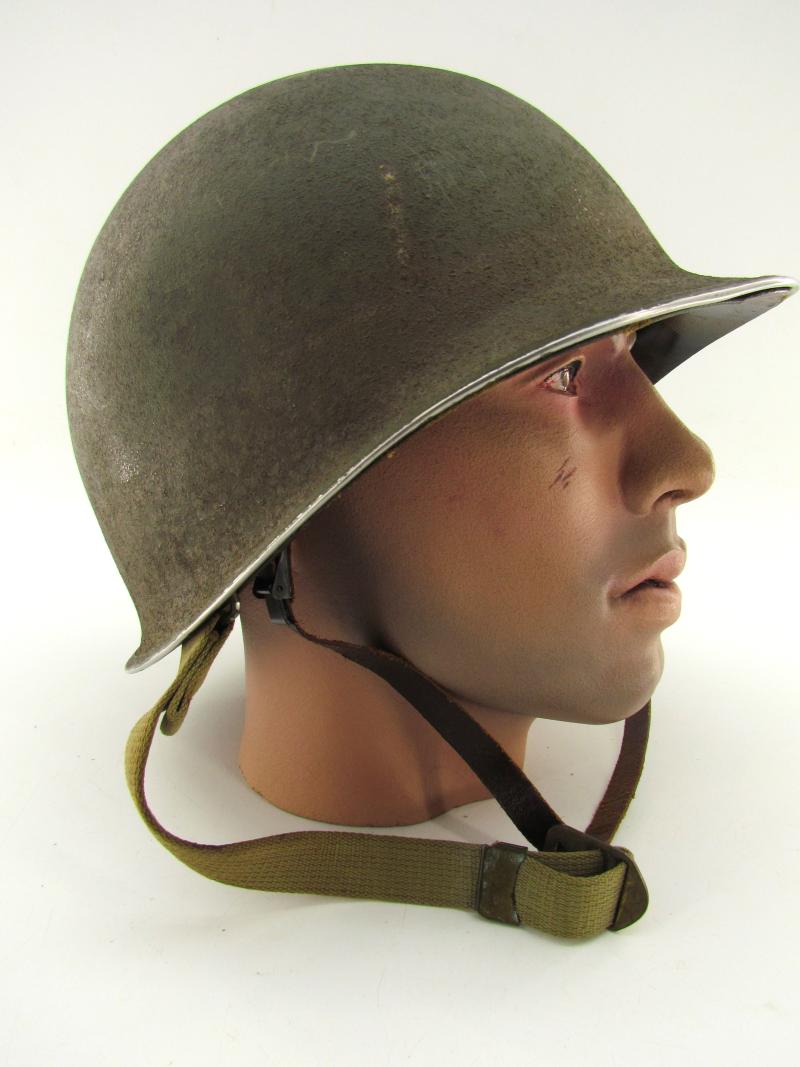 US WWII M1 ( fixed bale ) Combat Helmet with Liner