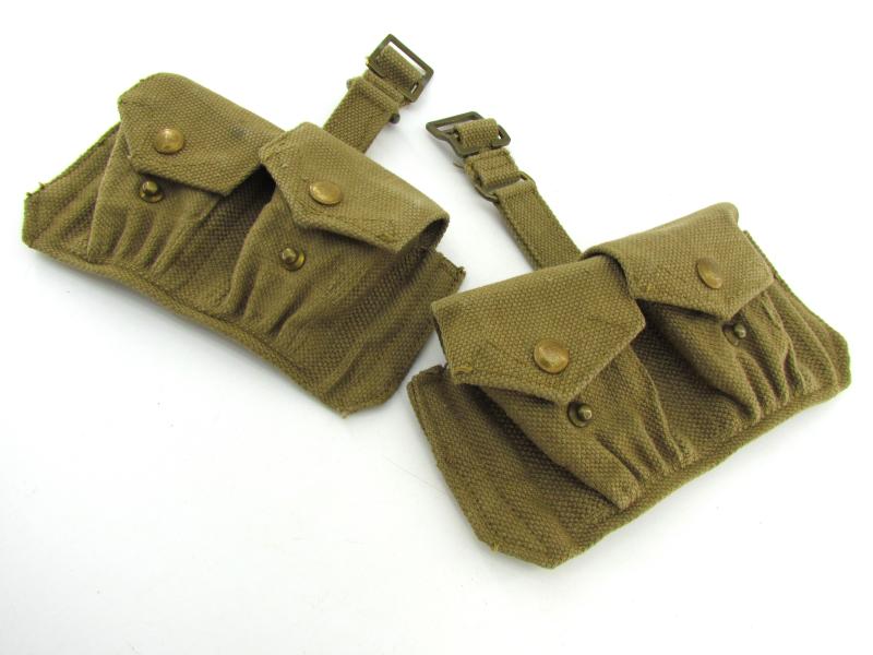 British WWII .303 Ammo Pouch Set