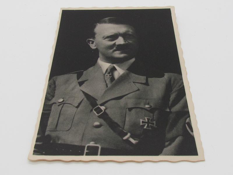 Postcard : Portrait Photo Adolf Hitler ( 1938 )