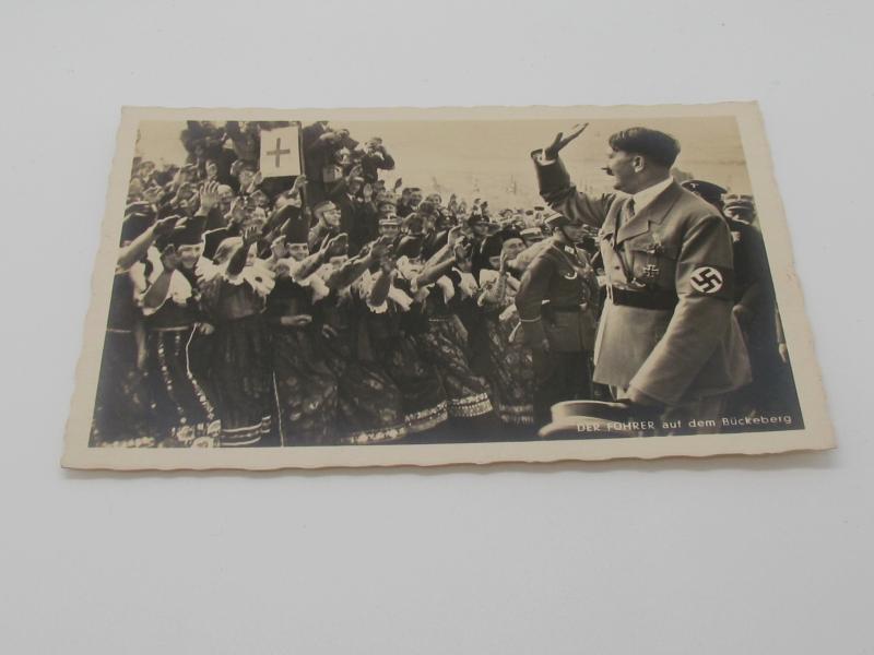 Postcard : Reichskanzler Adolf Hitler, Deutsches Erntedankfest auf dem Bückeberg