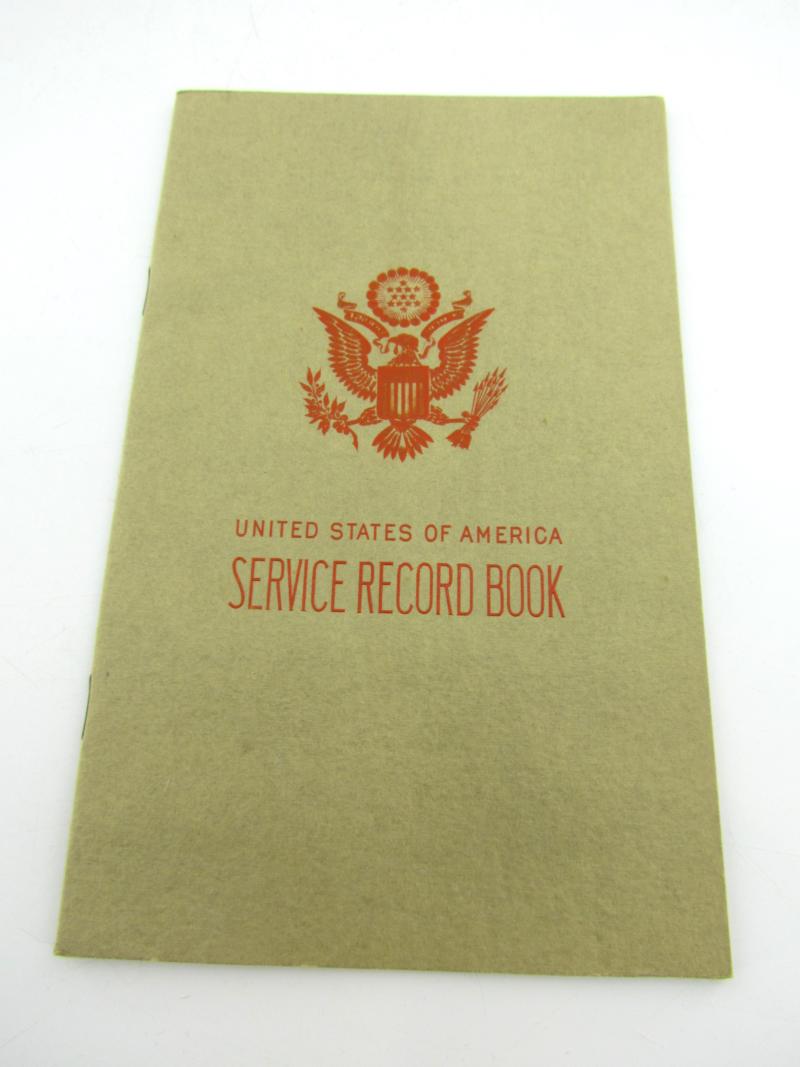 US WWII Service Record Book - Unissued