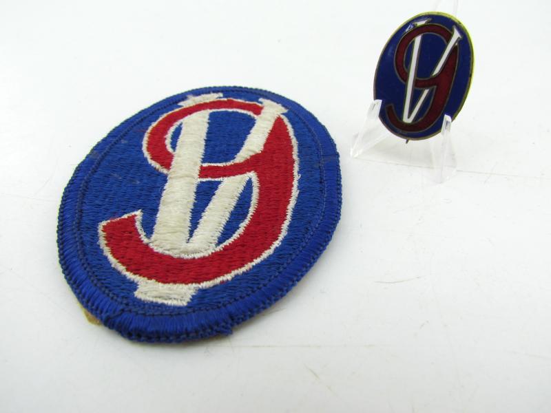 US WWII 95th Infantry Division Patch & Brooche