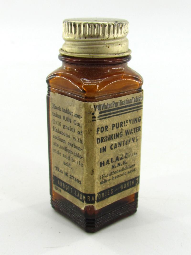 US WWII Water Purification Tablets