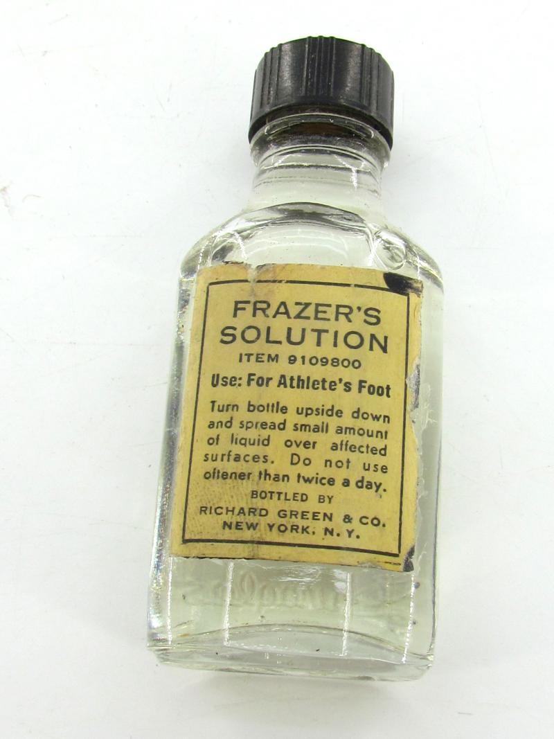 US WWII Frazer's Solution small bottle