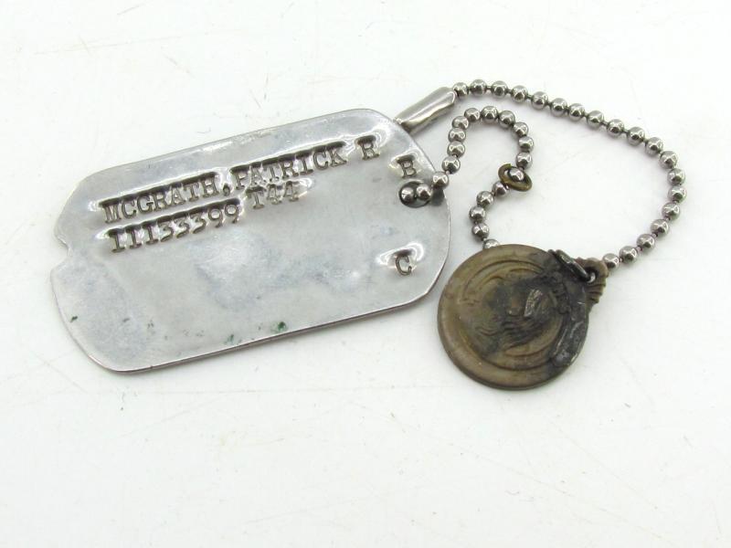 US WII Dog-Tag 'Patrick.R.Mcgrath' (1944 )