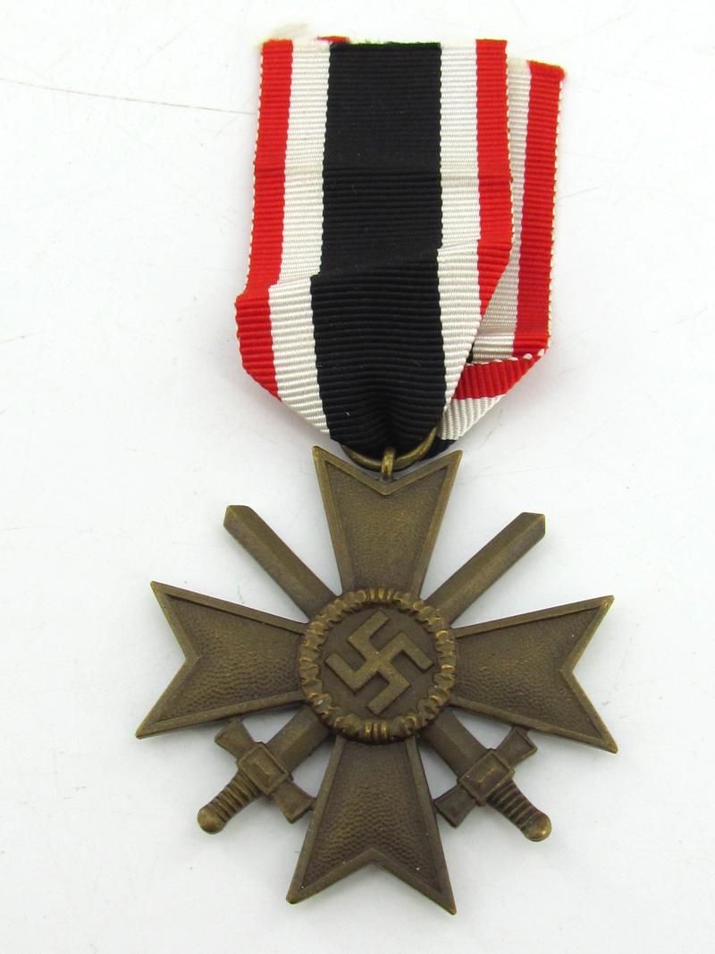 German War Merit Cross with Swords Marked 34