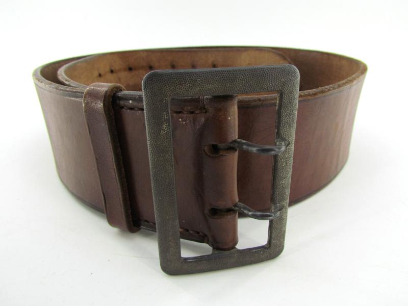 WH/LW Brown Officer ‘Zweidorn’ Double Claw Belt