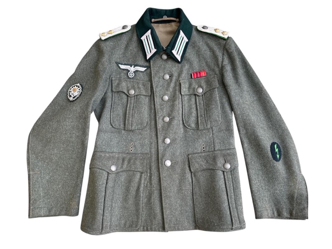 Wehrmacht ‘Gebirgsjäger’ officer M36 Feldbluse for Hauptmann