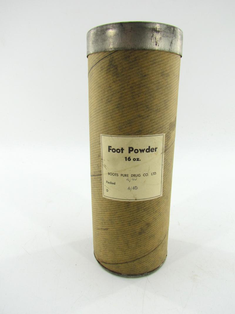 British WWII Foot Powder Container